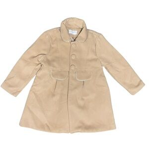 Mudkingdom Girls Beige Fall‎ Spring  Elegant Coat Size 4-5 year 110 cm
